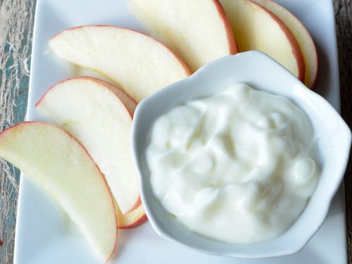 Simple Apple, Yoghurt and Baby Rice Recipe | Cherub Baby