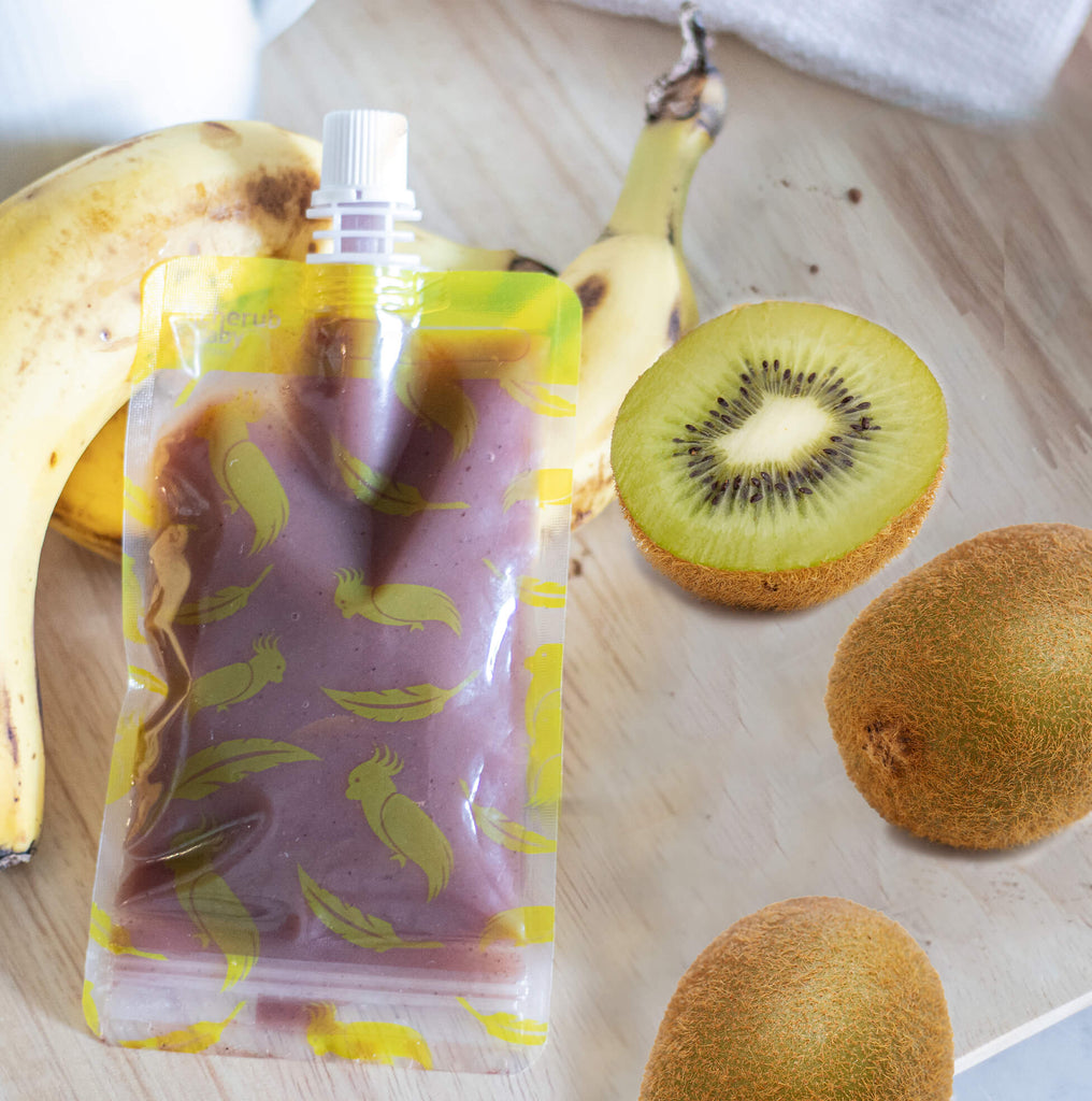 Food Pouch Recipe for baby Tropical Green Smoothie