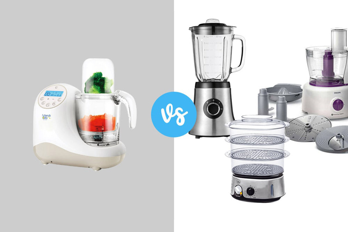 Baby Food Blender vs Food Processor Cherub Baby