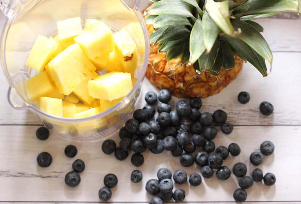 Pineapple and Blueberry Homemade Icy Poles For Toddlers | Cherub Baby