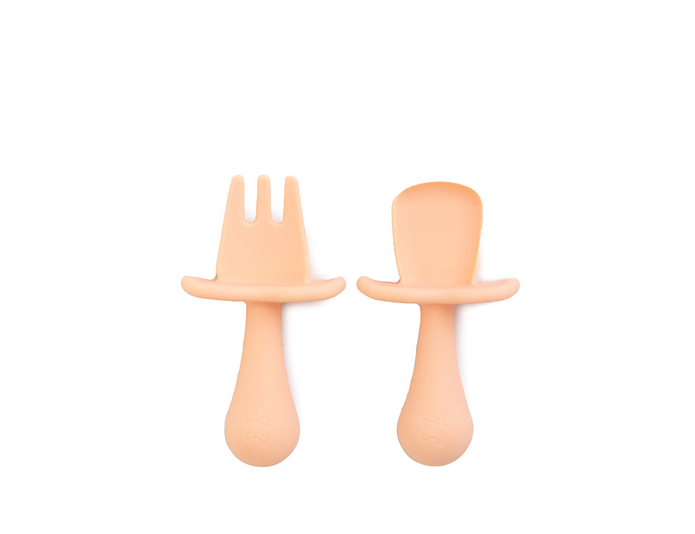 Baby Cutlery - Silicone Spoon & Fork 