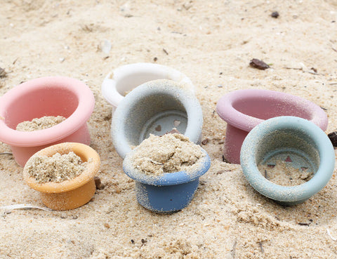 Silicone Stacking Cups - Bath & Beach Toys