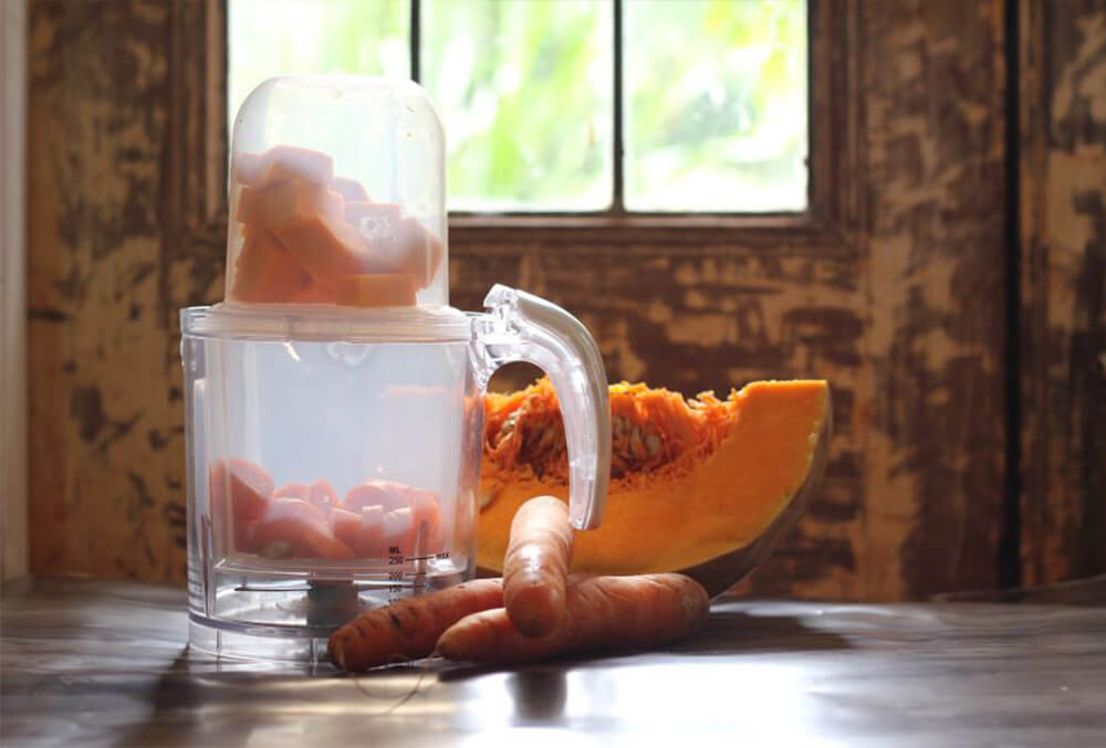 Natural Pumpkin and Carrot Puree for Baby