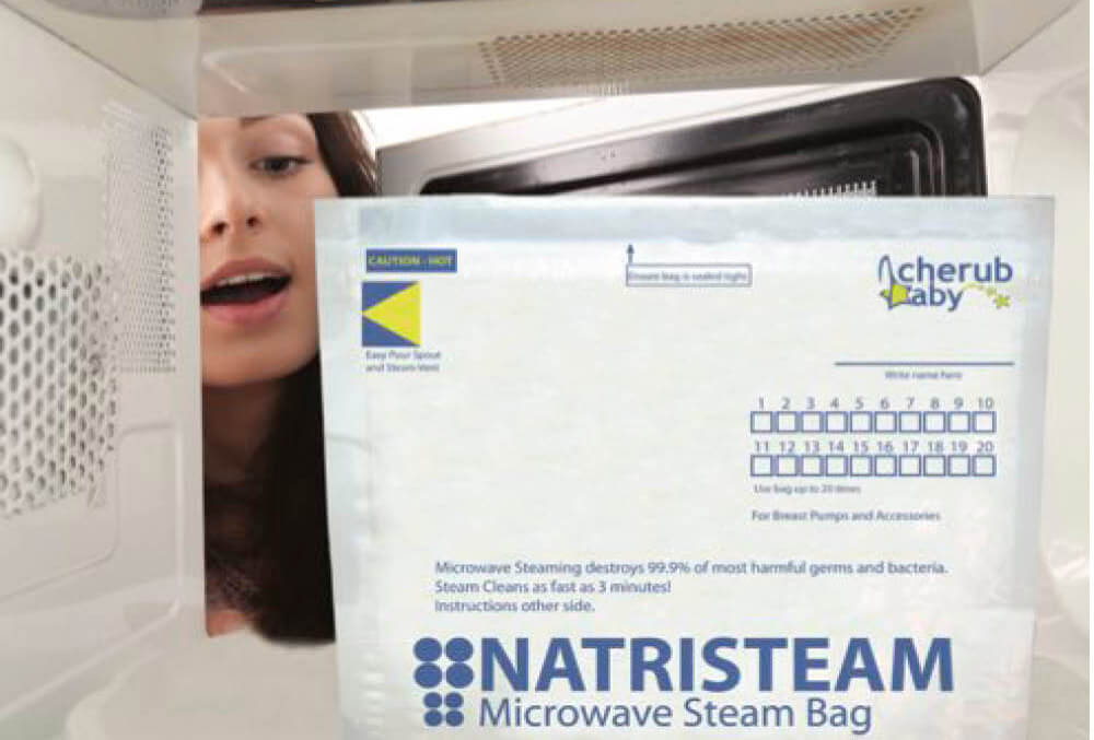 Natristeam Microwave Steam Steriliser Bags don't need descaling
