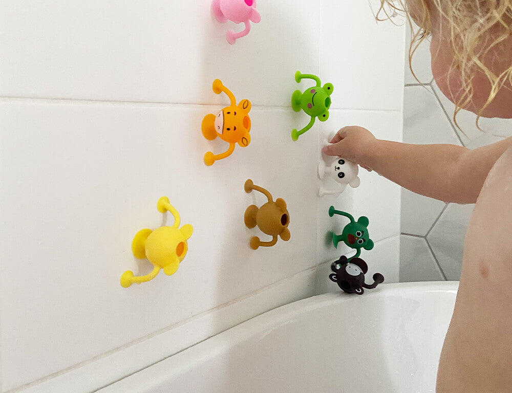 Silicone Baby Bath and Play Toys