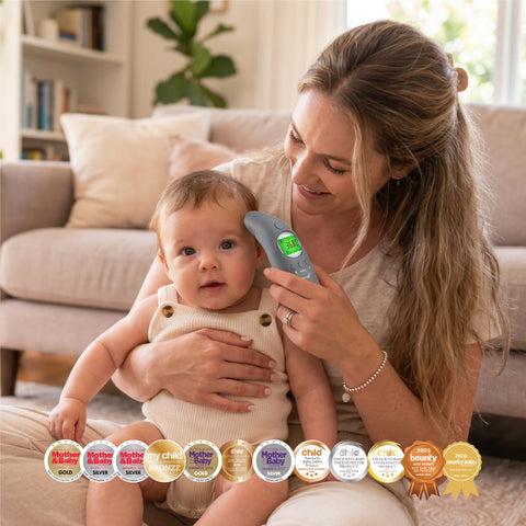 4-in-1 Infrared Thermometer, Digital Ear And Forehead V2 in Slate