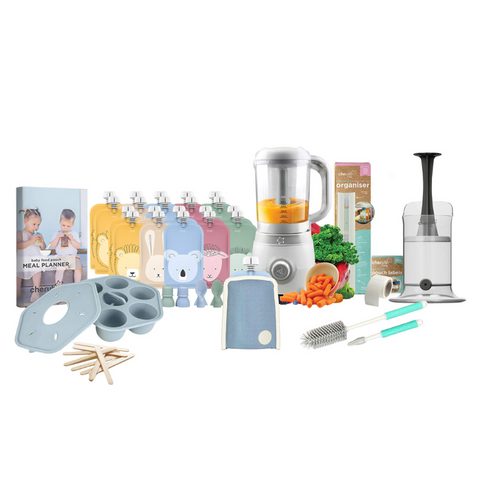 Easycook Baby Food Maker, Steriliser & Warmer Cerulean Sage Bundle