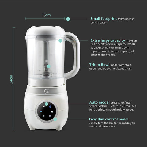 Automatic Baby Food Maker, Steriliser & Warmer