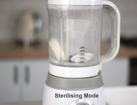 Baby Food Maker - steaming, blending, sterilizing, and bottle warming