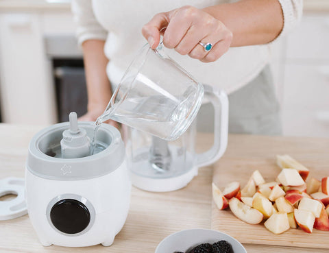 Automatic Baby Food Maker, Steriliser & Warmer Cerulean Sage Bundle