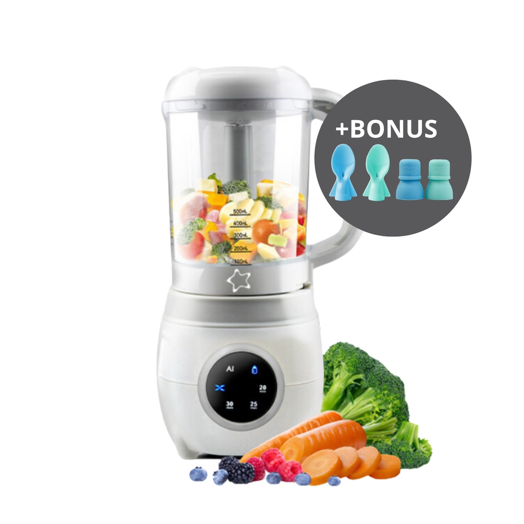 Automatic Baby Food Maker, Steriliser & Warmer + Bonus Items