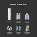 Reusable Food Pouch Accessory Kit in Cerulean