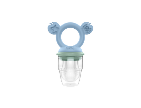 Silicone Baby Fresh Food Feeder / Fruit Feeder - Cerulean & Sage - Freezer Safe