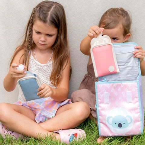 Freezable Baby Food Yoghurt Pouch Cooler Blush