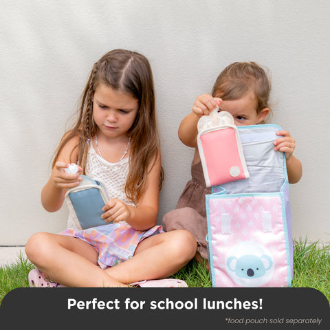 Freezable Baby Food Yoghurt Pouch Cooler Blush