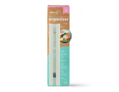 Reusable Baby Food Pouches 20PK 120ml Animal Cerulean Sage & Food Pouch Organiser Bundle