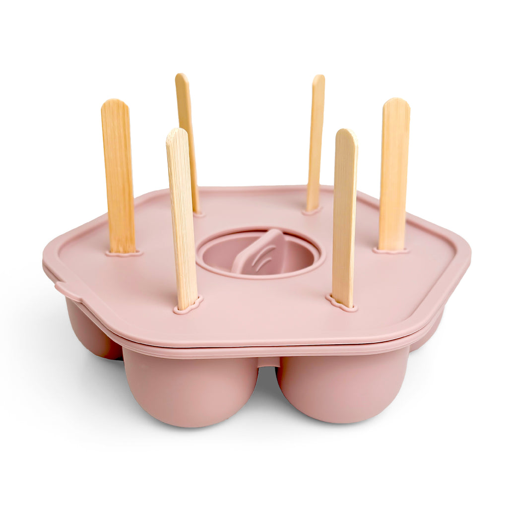 Silicone Baby Food Freezer Trays & Icy Pole Moulds - Dusty Rose