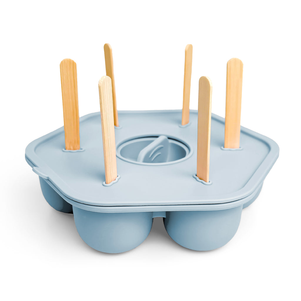 Silicone Baby Food Freezer Trays & Icy Pole Moulds - Duck Egg - (Popsicle Mold)