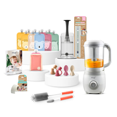 Easycook Baby Food Maker, Steriliser & Warmer Dusty Rose Sand | BF BUNDLE SALE