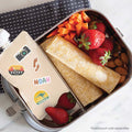 Customizable Letter & Picture Stickers 130+pk for Reusable Pouches | Big Explorer