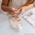 Customizable Letter & Picture Stickers 130+pk for Reusable Pouches | Big Explorer