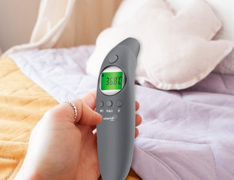 Cherub Baby 4 in 1 Infrared Digital Ear And Forehead Thermometer V2 Australia - Slate