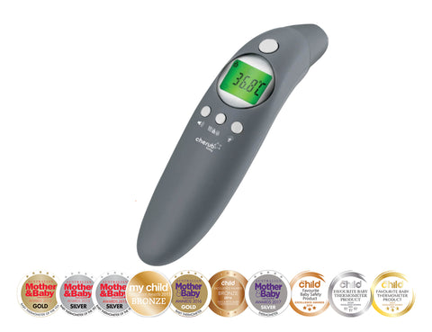Cherub Baby 4 in 1 Infrared Digital Ear And Forehead Thermometer V2 Australia - Slate