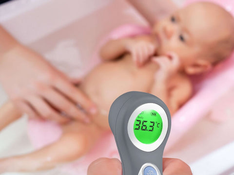 Touchless Thermometer - Baby Forehead Thermometer Australia - Room Thermometer - Grey