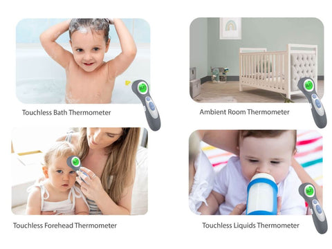 Touchless Thermometer - Baby Forehead Thermometer Australia - Room Thermometer - Grey