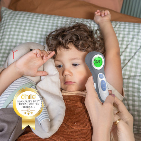 Touchless Baby Forehead Digital Infrared Thermometer - Slate