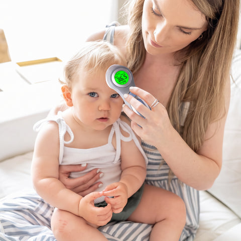 Touchless Baby Forehead Digital Infrared Thermometer in Slate