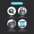 Instruction on how to use the UV Steriliser Lid for Universal Portable Bottle Warmer V3 