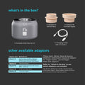 Anywhere Portable Bottle Warmer V2 Bundle - Baby Breast Milk and Formula Warmer