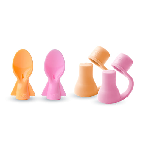 Automatic Baby Food Maker + Silicone Food Pouches Bundle | Blush