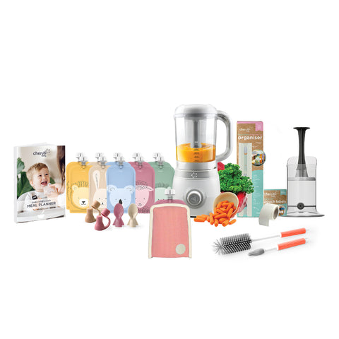 Easycook Baby Food Maker, Steriliser & Warmer Dusty Rose Sand | BF BUNDLE SALE