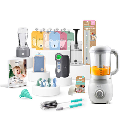 Premium Baby Food Maker Thermometer & Bottle Warmer Bundle Kit CS | BF BUNDLE SALE