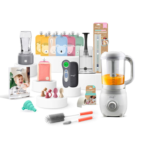 Premium Baby Food Maker Thermometer & Bottle Warmer Bundle Kit | BF BUNDLE SALE