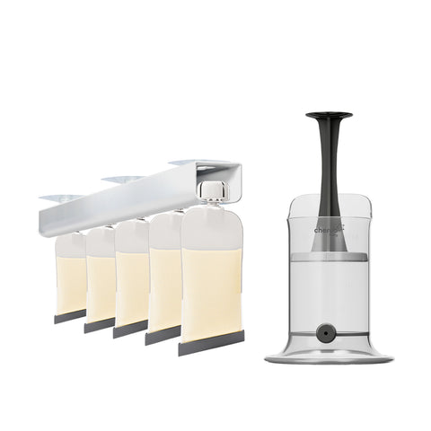 Reusable Silicone Food Pouch Yoghurt Kit 5PK | BF BUNDLE SALE