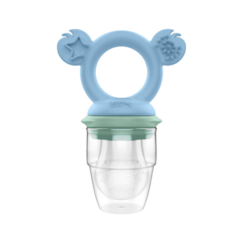 Silicone Baby Fresh Food Feeder / Fruit Feeder - Cerulean & Sage - Freezer Safe