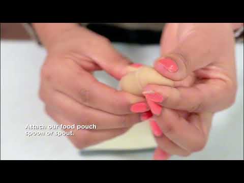 Reusable Silicone Food & Yoghurt Pouch Bundle | Cerulean