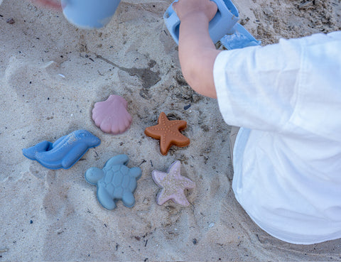 Beach Toys Silicone - Blue 