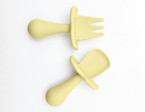 baby silicone cutlery spoon and fork