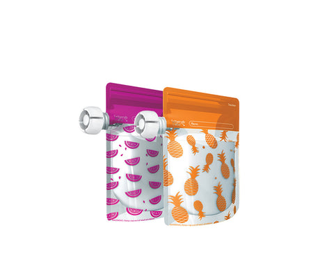 Reusable Food and Yoghurt Pouches / Squeeze Pouch
