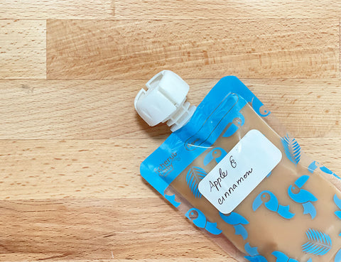 Dissolvable Food Pouch & Breast Milk Bag Labels 65PK